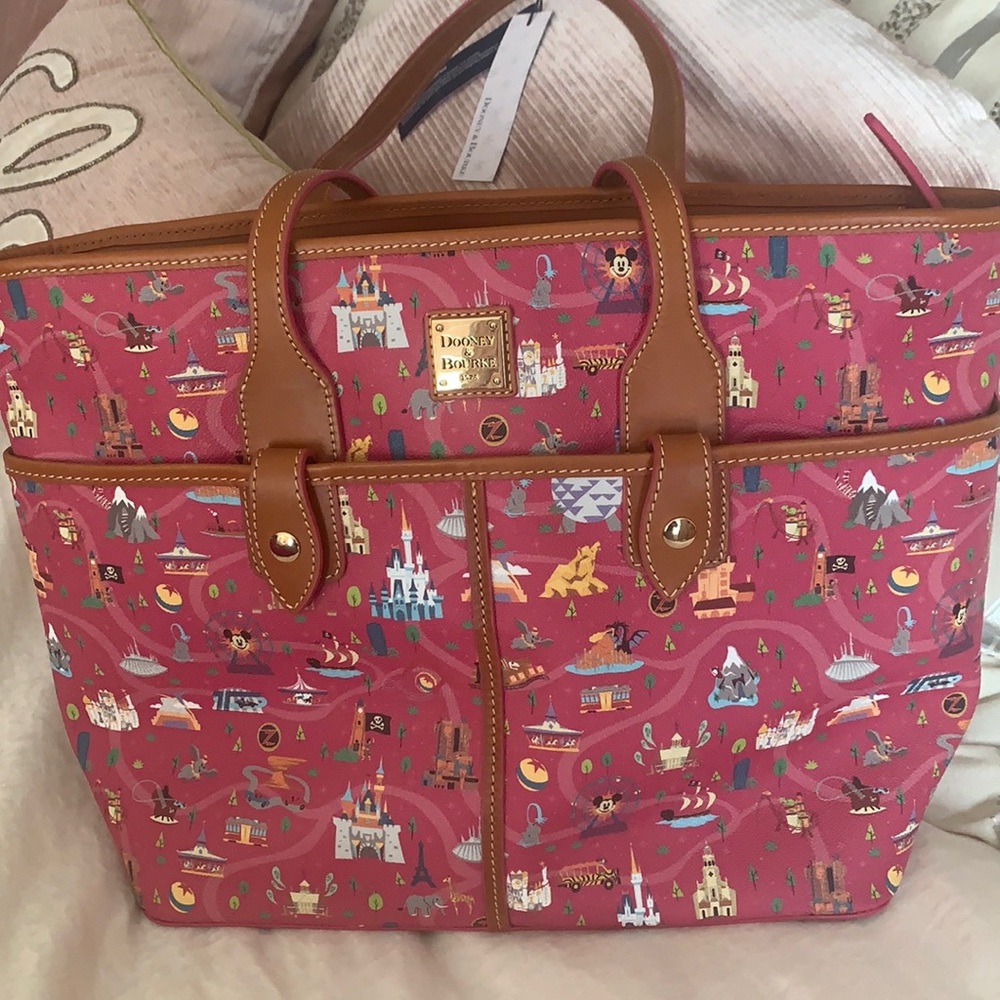 Limited edition pass holder Disney ride Dooney and Bourke